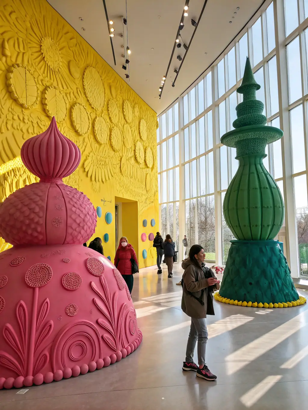 A captivating image of a public art installation sponsored by ASSOCIATION LE CLAVIER, emphasizing the organization's role in enriching community life through artistic expression.